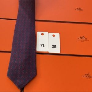 Hermes Tie With Box 7125